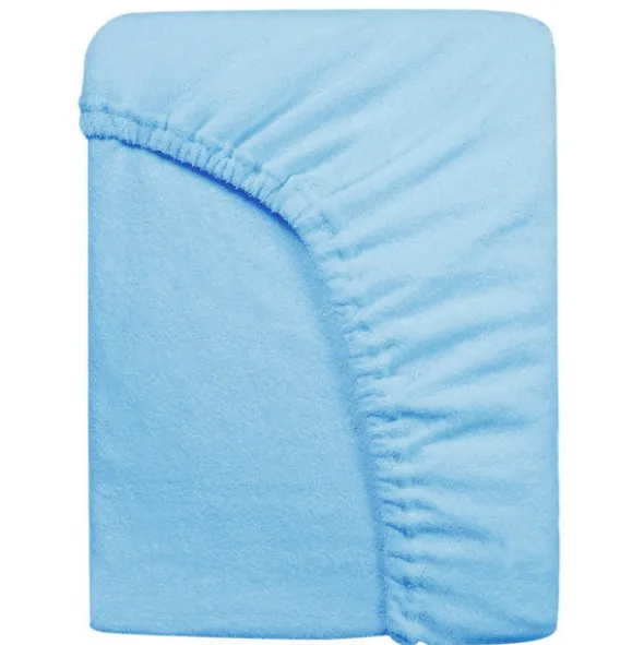 Prześcieradło Frotte z Gumką 027_D Niebieski 60x120