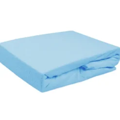 Prześcieradło Frotte z Gumką 027_D Niebieski 60x120