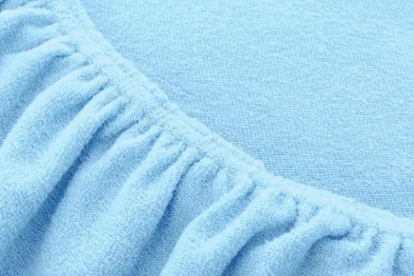 Prześcieradło Frotte z Gumką 027_D Niebieski 60x120