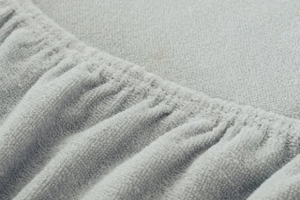 Prześcieradło Frotte z Gumką 155_D Popiel 60x120