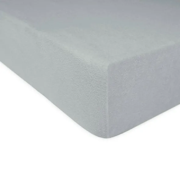 Prześcieradło Frotte z Gumką 155_D Popiel 60x120