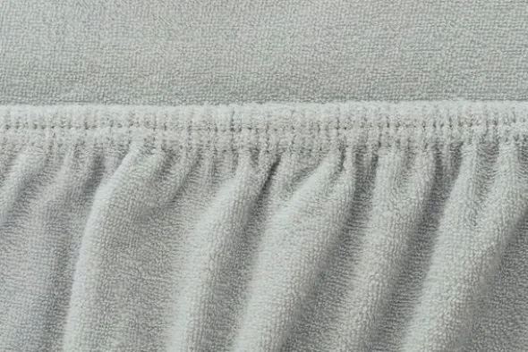 Prześcieradło Frotte z Gumką 155_D Popiel 60x120