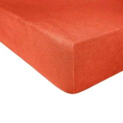 Prześcieradło Frotte z Gumką 038_D Pomarańcz 180x200