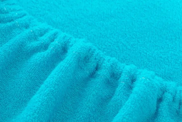 Prześcieradło Frotte z Gumką 011_D Turkusowy 80x160
