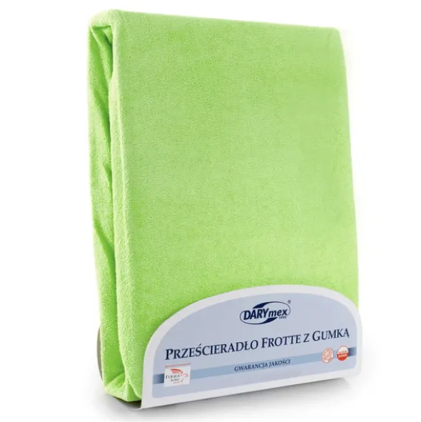 Prześcieradło Frotte z Gumką 051_D Zielony 200x220