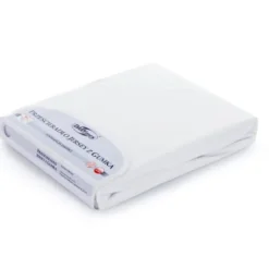 Prześcieradło Jersey z Gumką 001_D Biały 60x120