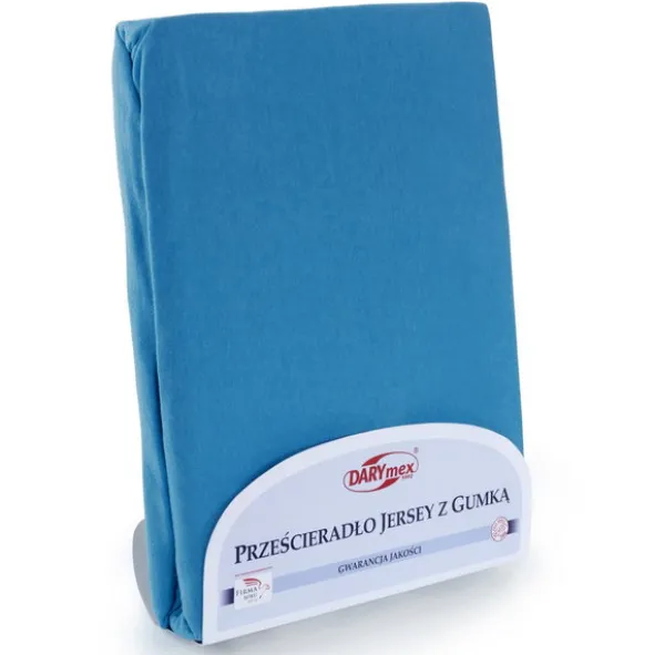 Prześcieradło Jersey z Gumką 017_D Chabrowy 140x200
