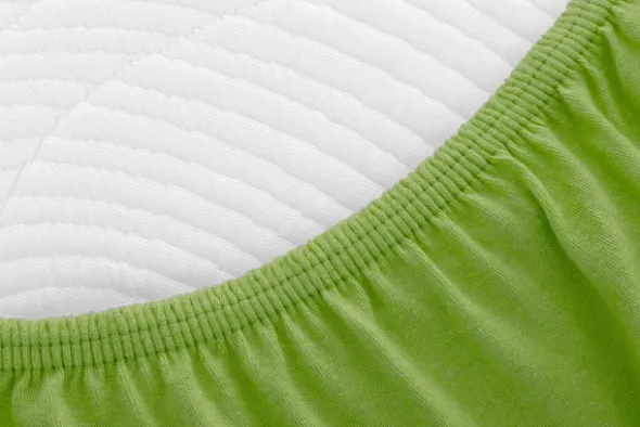 Prześcieradło Jersey z Gumką 025_D Ciemny Zielony 180x200