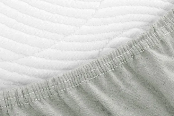 Prześcieradło Jersey z Gumką 155_D Popiel 70x140