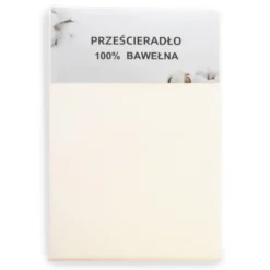 Prześcieradło 200 x 220 Bawełna Z Gumką Evita 01