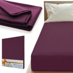 Prześcieradło 200 x 220 Bez Gum Bawełna Aloiso 30