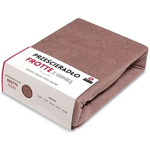 Prześcieradło 80 x 180 Frotte z Gumką Gaja 45