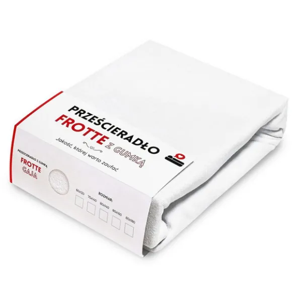 Prześcieradło 70 x 140 Frotte z Gumką Gaja 14