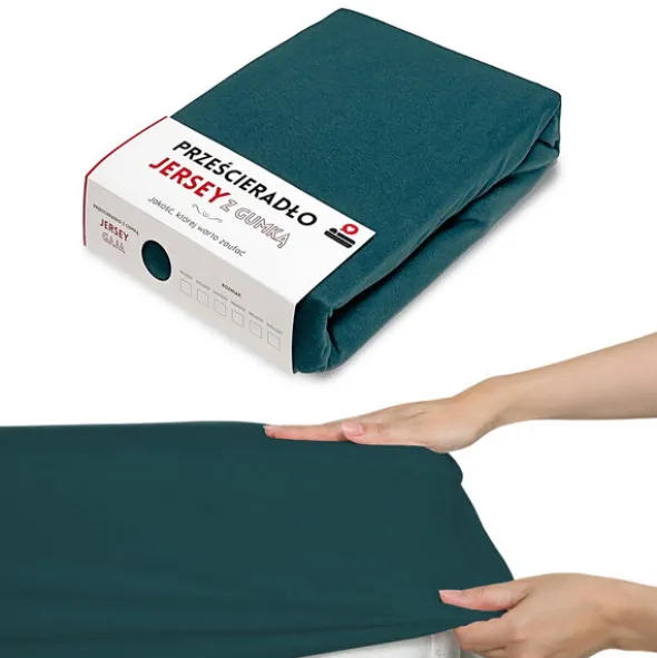 Prześcieradło 120 x 200 Jersey z Gumką Gaja 47