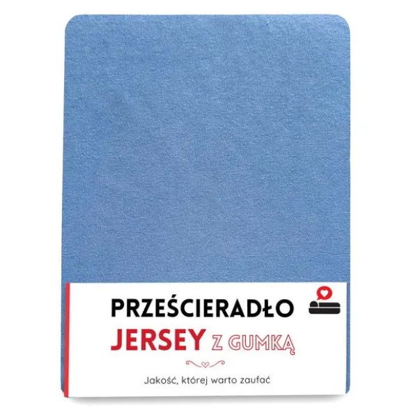 Prześcieradło 120 x 200 Jersey z Gumką Gaja 17