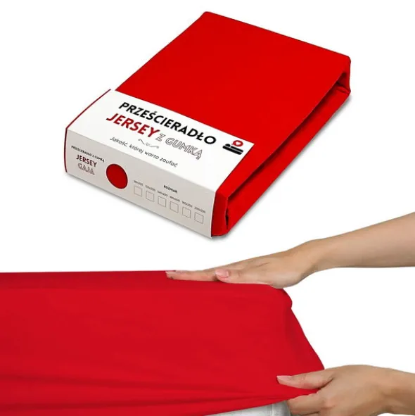 Prześcieradło 160 x 200 Jersey z Gumką Gaja 16