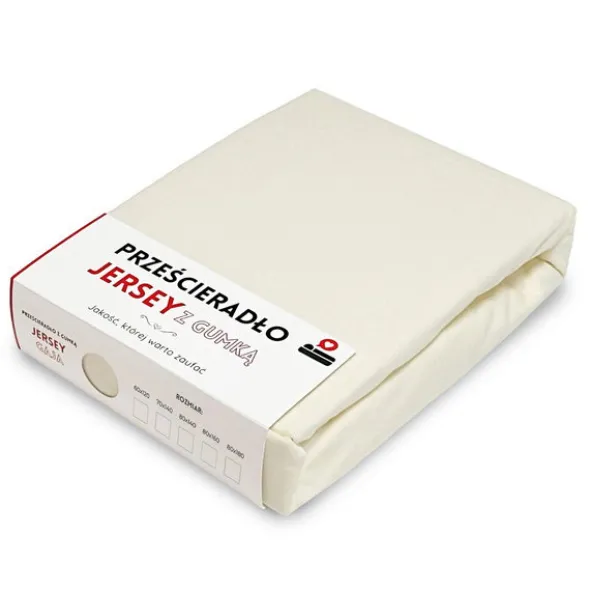 Prześcieradło 60 x 120 Jersey z Gumką Gaja 07