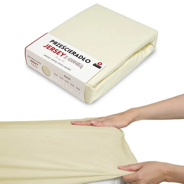 Prześcieradło 60 x 120 Jersey z Gumką Gaja 03