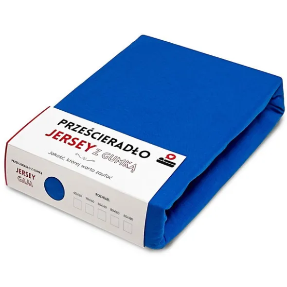 Prześcieradło 80 x 160 Jersey z Gumką Gaja 10