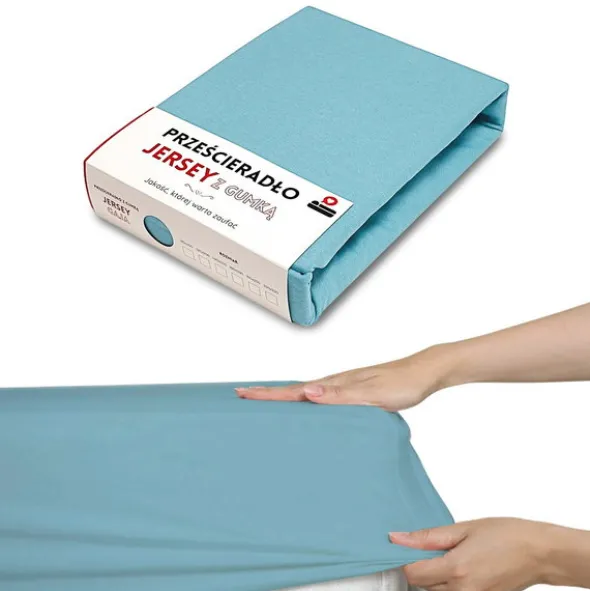 Prześcieradło 120 x 200 Jersey z Gumką Gaja 43