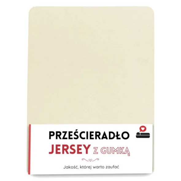 Prześcieradło 120 x 200 Jersey z Gumką Gaja 03