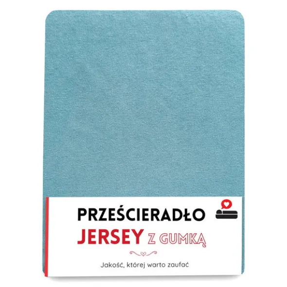 Prześcieradło 160 x 200 Jersey z Gumką Gaja 43