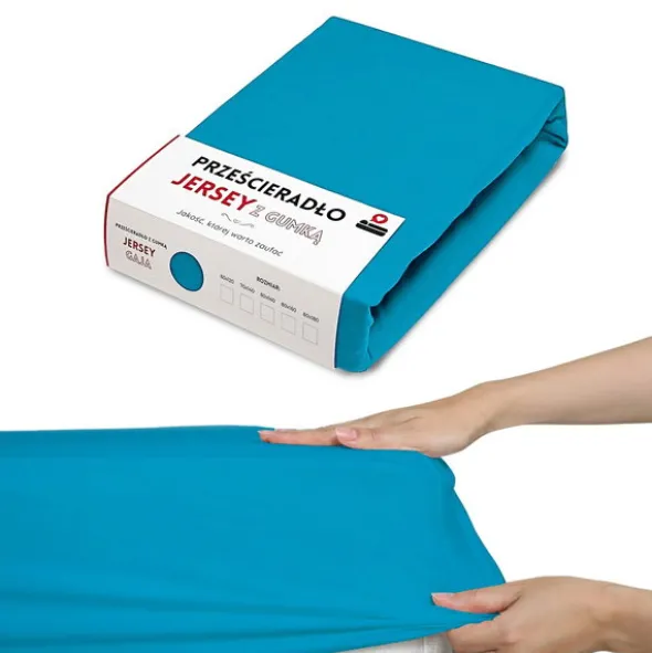 Prześcieradło 80 x 180 Jersey z Gumką Gaja 12