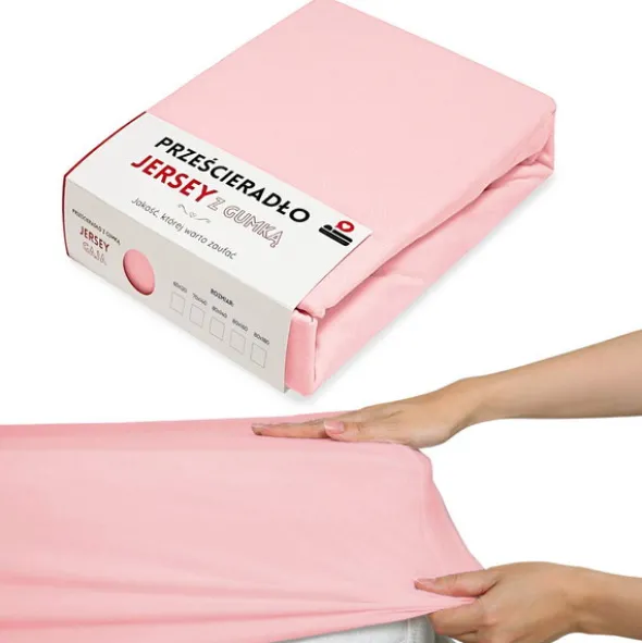 Prześcieradło 60 x 120 Jersey z Gumką Gaja 02