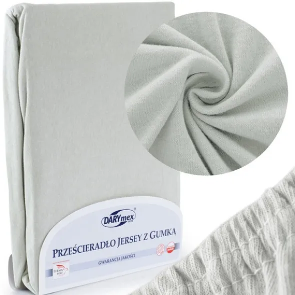 Prześcieradło 60 x 120 Jersey z Gumką nr 155_D
