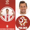 Ręcznik Kąpielowy Dziecięcy Licencja 450 PZPN Krychowiak 70x140 70x140
