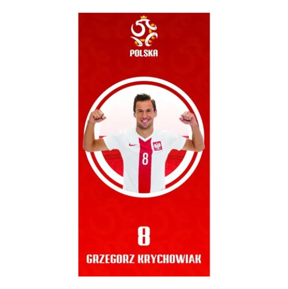 Ręcznik Kąpielowy Dziecięcy Licencja 450 PZPN Krychowiak 70x140 70x140