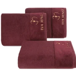 Ręcznik Kąpielowy Eva Minge Gaja 50 x 90 Bordo