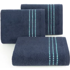 Ręcznik Kąpielowy Fiore (15) 30 x 50 Granatowy