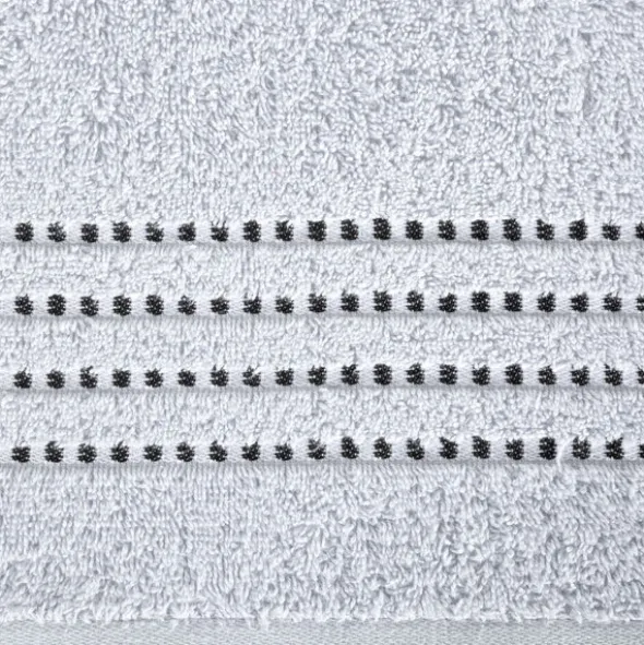 Ręcznik Kąpielowy Fiore (02) 50 x 90 Srebrny