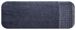 Ręcznik Kąpielowy Luna (07) 70 x 140 Granatowy