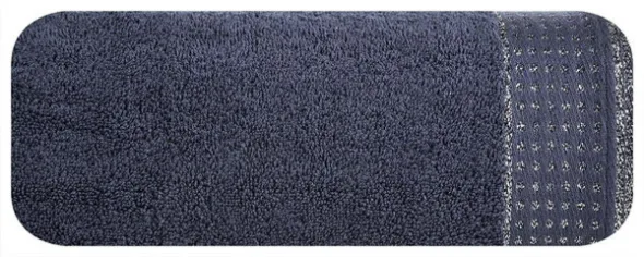 Ręcznik Kąpielowy Luna (07) 70 x 140 Granatowy