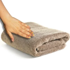 Ręcznik Otto 50 x 100 400 g/m2 Bawełniany Beżowy