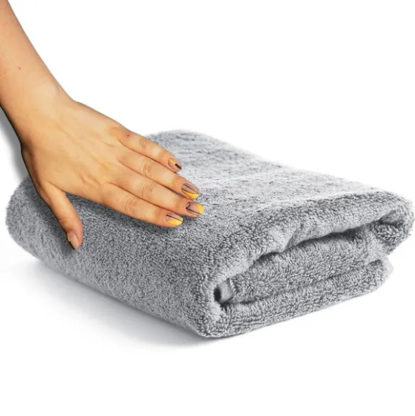Ręcznik Otto 50 x 100 400 g/m2 Bawełniany Stalowy