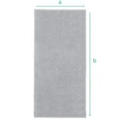 Ręcznik Otto 70 x 140 400 g/m2 Bawełniany Stalowy