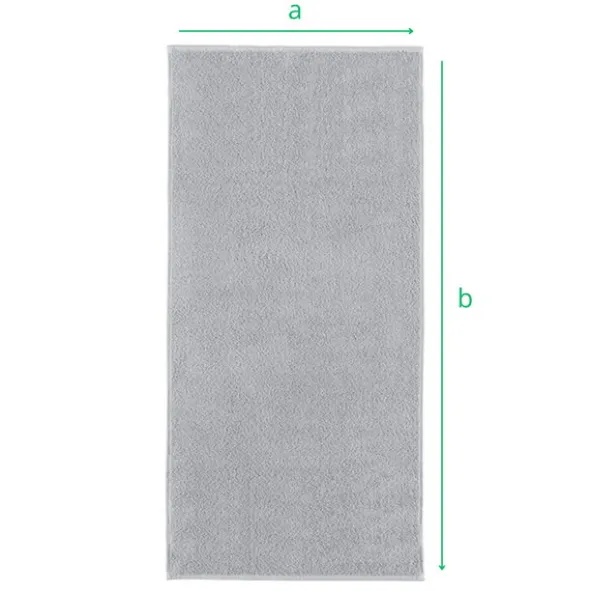 Ręcznik Otto 70 x 140 400 g/m2 Bawełniany Stalowy