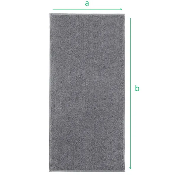 Ręcznik Otto 70 x 140 400 g/m2 Bawełniany Szary