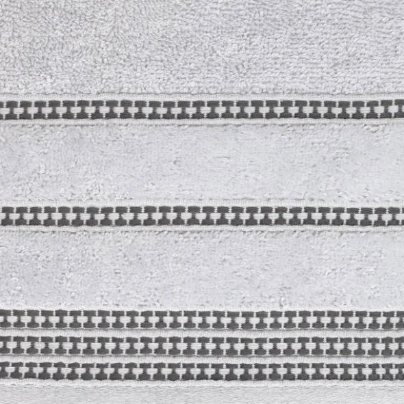 Ręcznik 50 x 90 Bawełna Amanda 03 500GSM Srebr