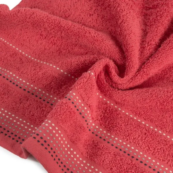 Ręcznik 50 x 90 Bawełna Pola 15 500 g/m2 Czerw