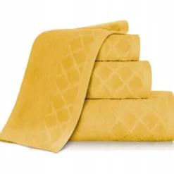 Ręcznik 50 x 90 Bawełna Silky 500g/m2 Musztardowy