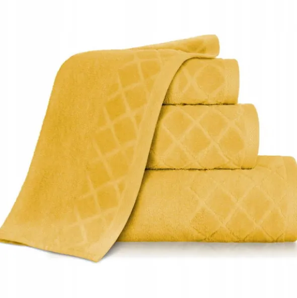 Ręcznik 50 x 90 Bawełna Silky 500g/m2 Musztardowy