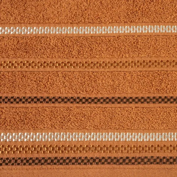 Ręcznik 50 x 90 Kąpielowy Bawełna Livia3 Cegła