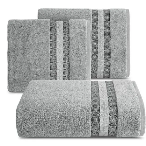 Ręcznik 70 x 140 Kąpielowy Bawełna Malika 05 Srebr