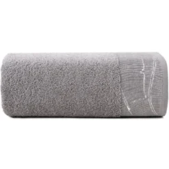 Ręcznik 50 x 90 Kąpielowy Bawełna Metalic Stal