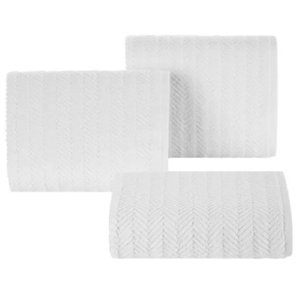Ręcznik 70 x 140 Kąpielowy Frotte Etno 01 Biały