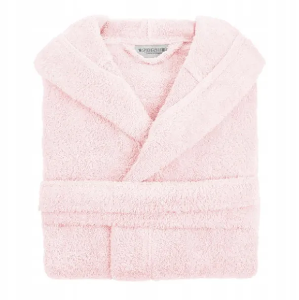 Szlafrok Bawełniany z Kapturem Unisex XXL Puder